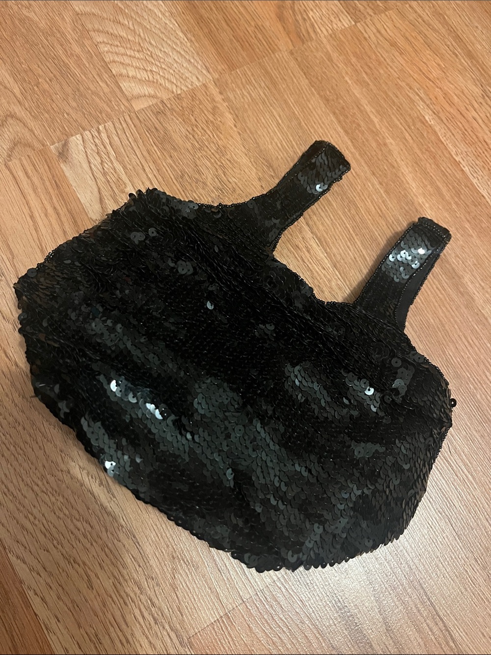 Black Sequin Mini bag